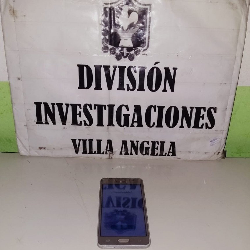 VILLA &Aacute;NGELA: PERSONAL POLICIAL RECUPERA UN CELULAR ROBADO HACE UN MES