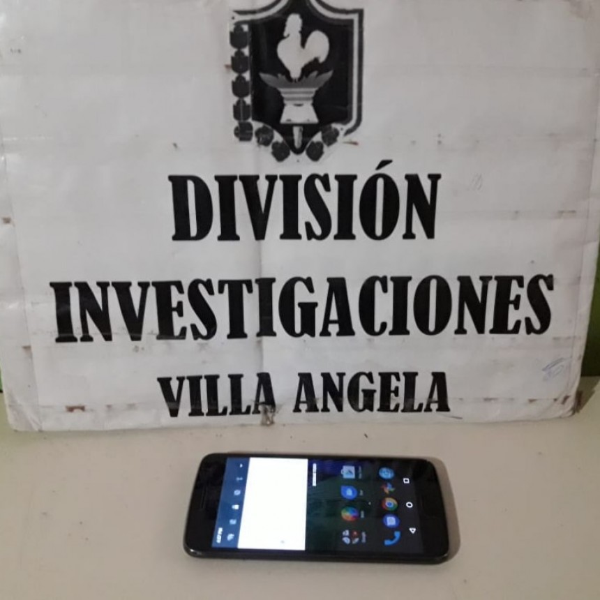 VILLA &Aacute;NGELA: PERSONAL POLICIAL RECUPERA CELULAR ROBADO