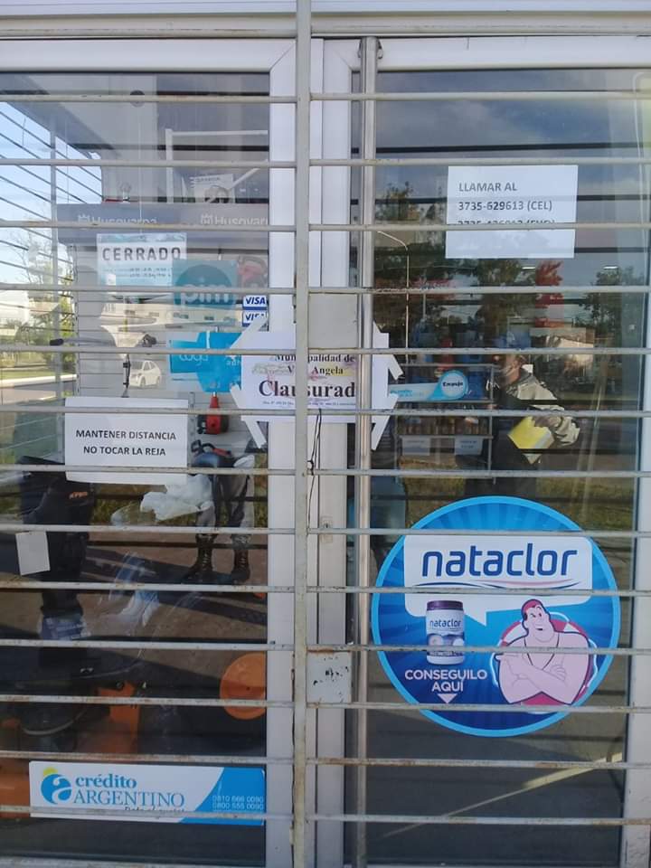 Villa &Aacute;ngela: BROMATOLOG&Iacute;A PROCEDE A CLAUSURA DE LOCALES QUE NO RESPETEN LA CUARENTENA