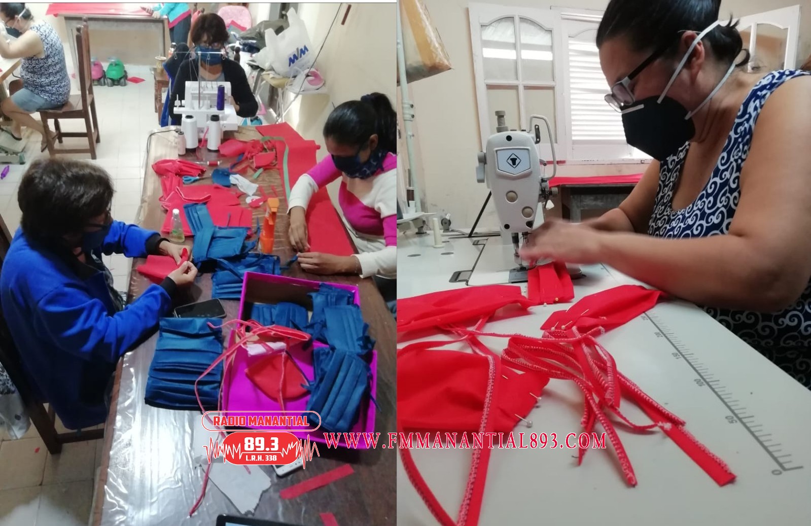 La Clotilde: UNA FAMILIA REALIZA BARBIJOS PARA DONAR A QUIENES LOS NECESITEN.