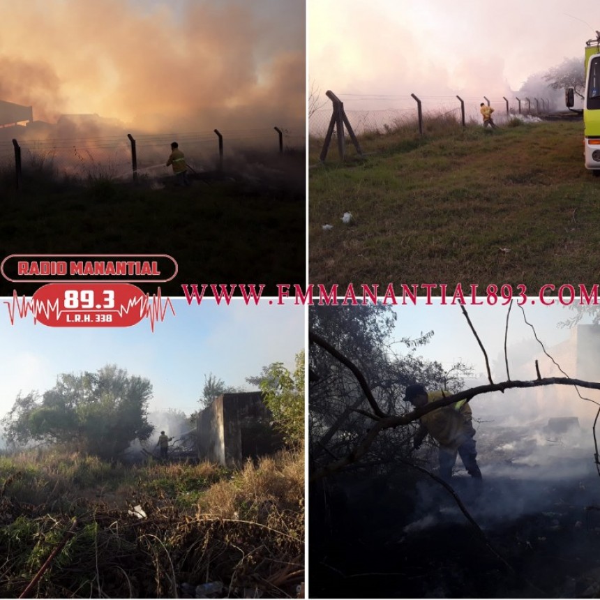 VILLA &Aacute;NGELA: EL PERSONAL DE BOMBEROS EXTINGUI&Oacute; DOS QUEMAS DE PASTIZALES