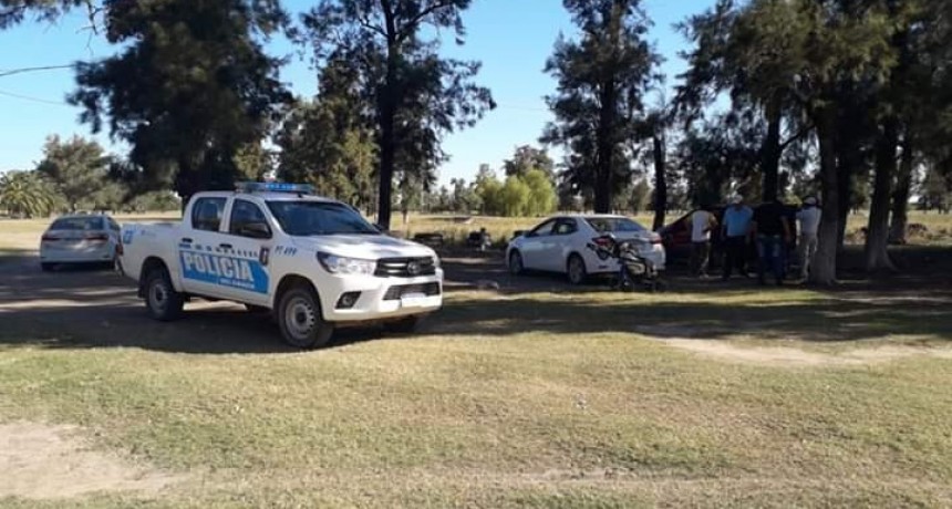 VILLA &Aacute;NGELA: JUGABAN AL GOLF EN PLENO AISLAMIENTO SOCIAL OBLIGATORIO, FUERON DETENIDOS