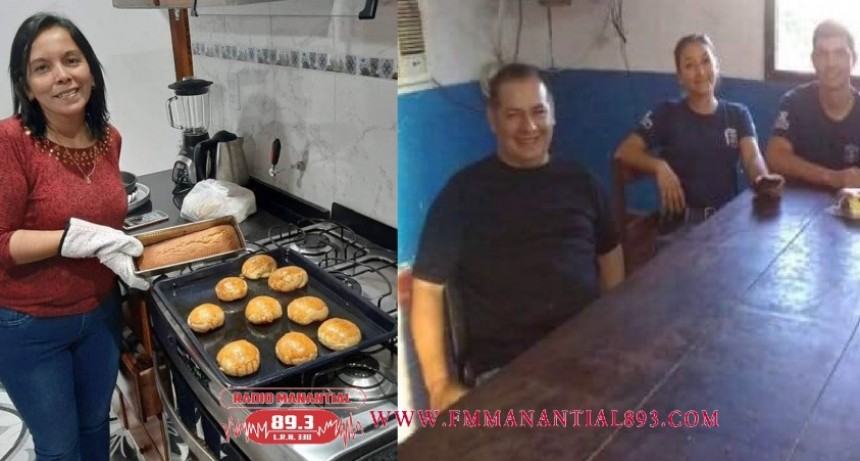 ENRIQUE URIEN: LA INTENDENTE, EN EL D&Iacute;A DE LA POLIC&Iacute;A LES COCIN&Oacute; PANCITOS Y BUDINES