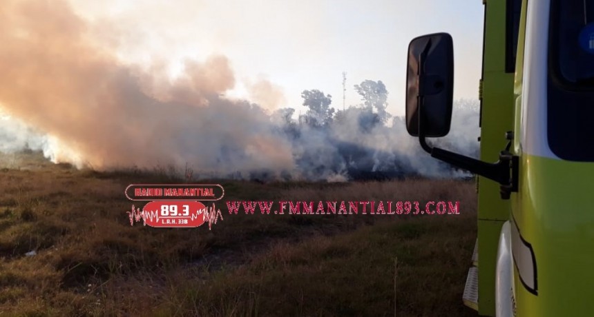 VILLA &Aacute;NGELA: UN NUEVO INCENDIO EN EL QUE TUVO QUE INTERVENIR EL PERSONAL DE BOMBEROS