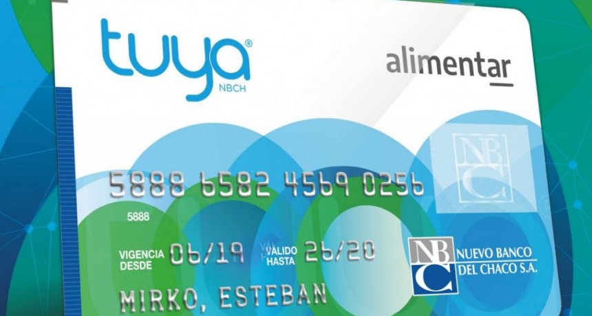 Este viernes se acredita la Tarjeta Alimentar