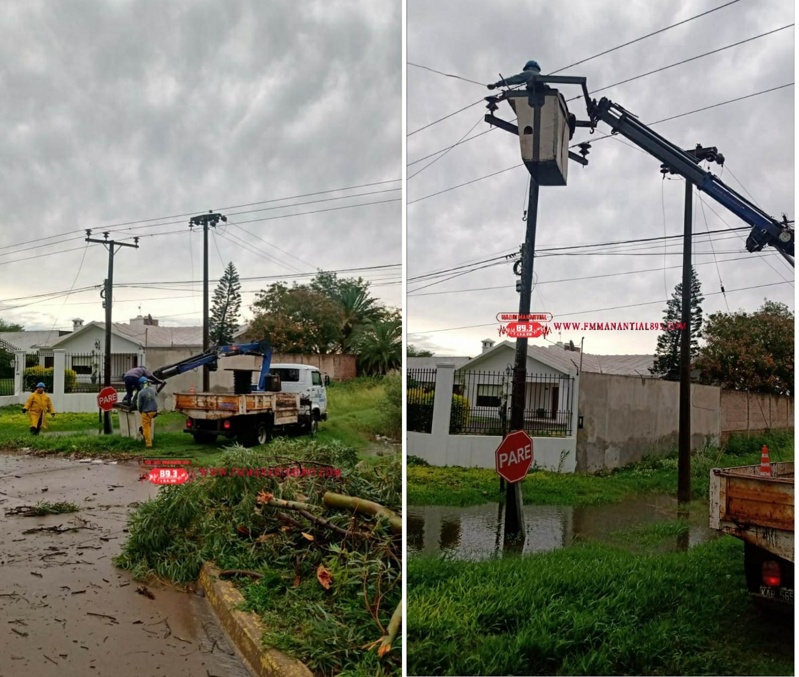 Villa &Aacute;ngela: TRAS LAS PRECIPITACIONES VARIAS  ZONAS DE LA CIUDAD SE ENCUENTRAN SIN SERVICIO DE ENERG&Iacute;A EL&Eacute;CTRICA.