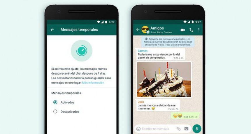 Los mensajes temporales llegaron a WhatsApp: &iquest;C&oacute;mo activarlos?