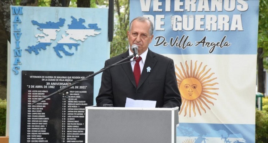Villa &Aacute;ngela: EL INTENDENTE PAPP PARTICIP&Oacute; EN EL ACTO DEL D&Iacute;A DEL VETERANO Y LOS CA&Iacute;DOS EN LA GUERRA DE MALVINAS