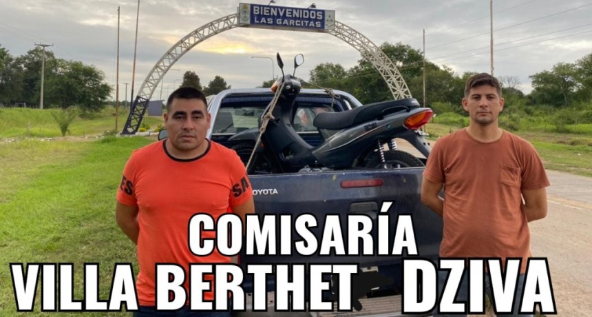 Villa Berthet: EL PERSONAL POLICIAL JUNTO A EFECTIVOS DE LAS GARCITAS RECUPERARON UNA MOTO TRAS INTENTAR SER VENDIDAD EN FACEBOOK