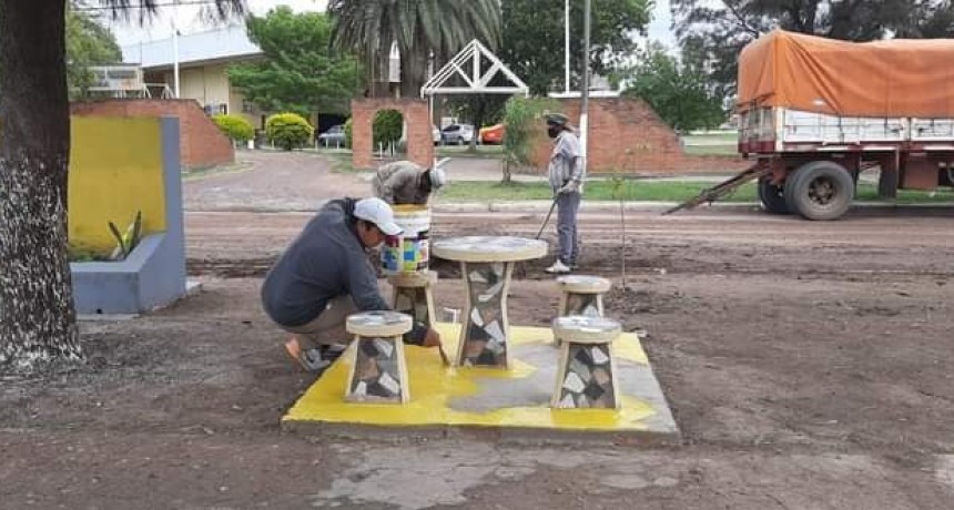 Villa &Aacute;ngela: REPARACIONES EN EL PASEO DE LA MUJER Y OTROS SECTORES DE VILLA &Aacute;NGELA