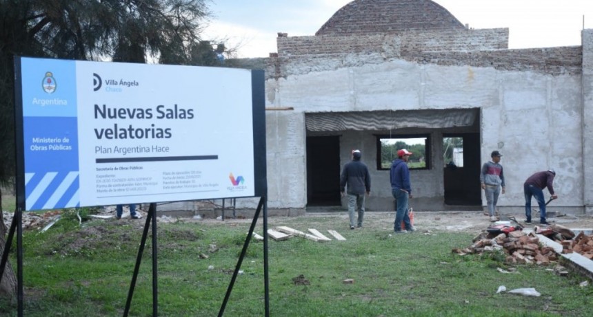 Villa &Aacute;ngela: EL MUNICIPIO EN EL &Uacute;LTIMO TRAMO DE LA OBRA DE SALAS VELATORIAS PARA EL CEMENTERIO JUAN PABLO II