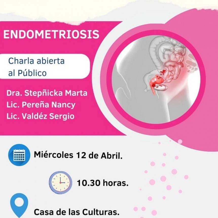 Villa &Aacute;ngela: EL MUNICIPIO INVITA A LA CHARLA INFORMATIVA SOBRE LA ENDOMETRIOSIS
