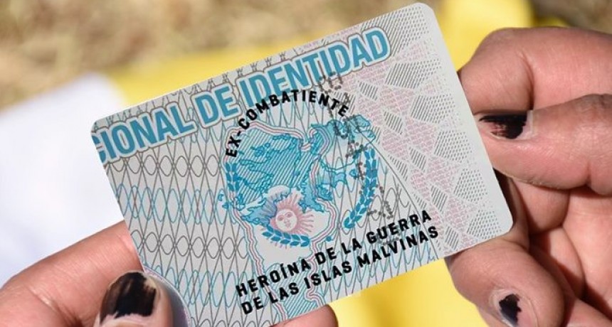 NUEVO DNI PARA EXCOMBATIENTES DE LA GUERRA DE MALVINAS Y EST&Aacute;N OBLIGADOS A HACERLO