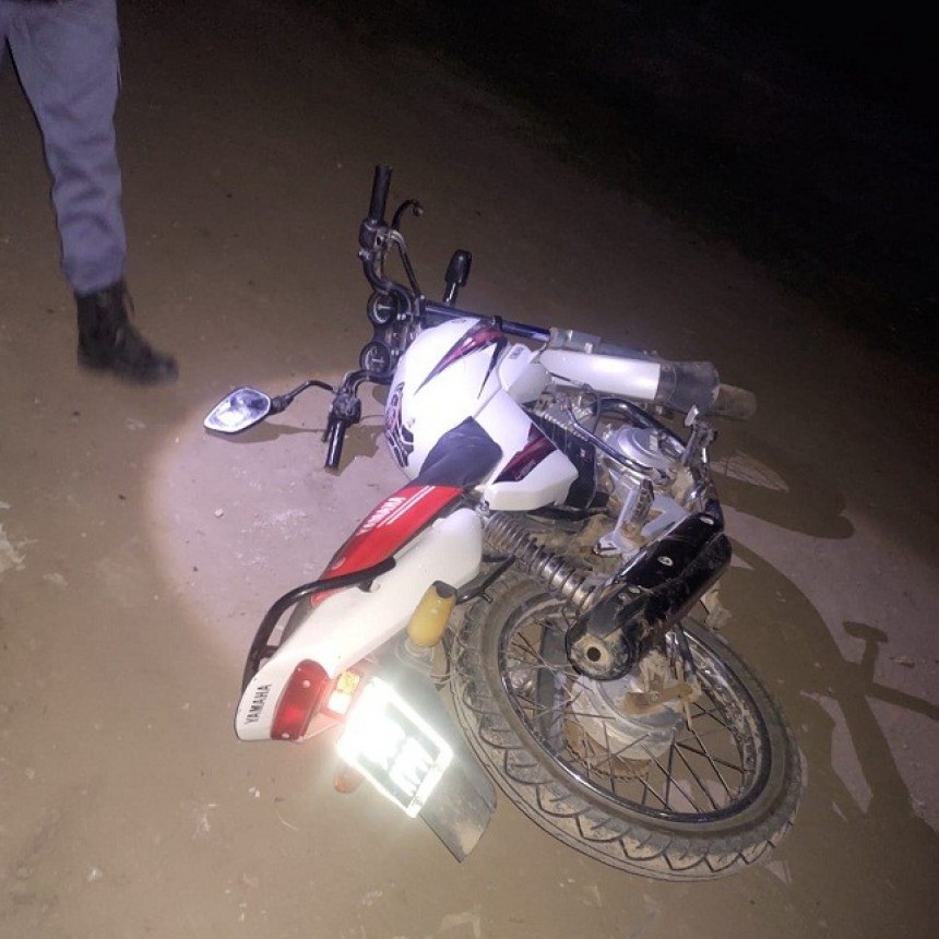 Villa Angela: RECUPERAN UNA MOTO SUSTRA&Iacute;DA DE UN KIOSCO