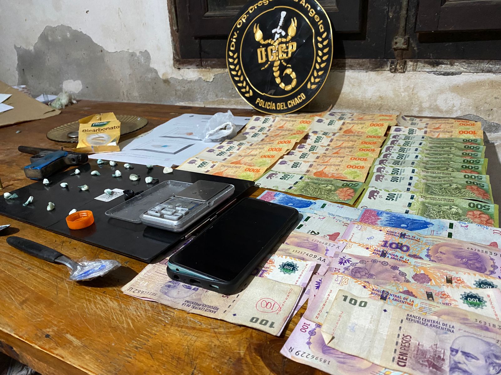 LA POLIC&Iacute;A DESARTICUL&Oacute; UN BUNKERS EN VILLA &Aacute;NGELA 