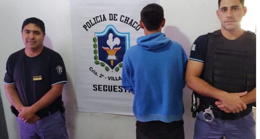 Villa &Aacute;ngela: DETIENEN A UN JOVEN DE 27 A&Ntilde;OS POR HURTAR UN CELULAR DE UNA VIVIENDA 