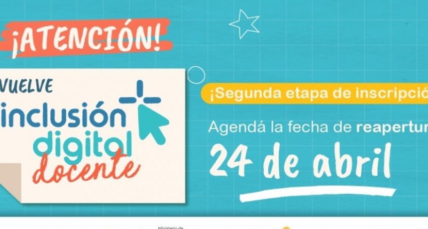 EL GOBIERNO ABRE UNA NUEVA INSCRIPCI&Oacute;N PARA EL PROGRAMA INCLUSI&Oacute;N DIGITAL DOCENTE