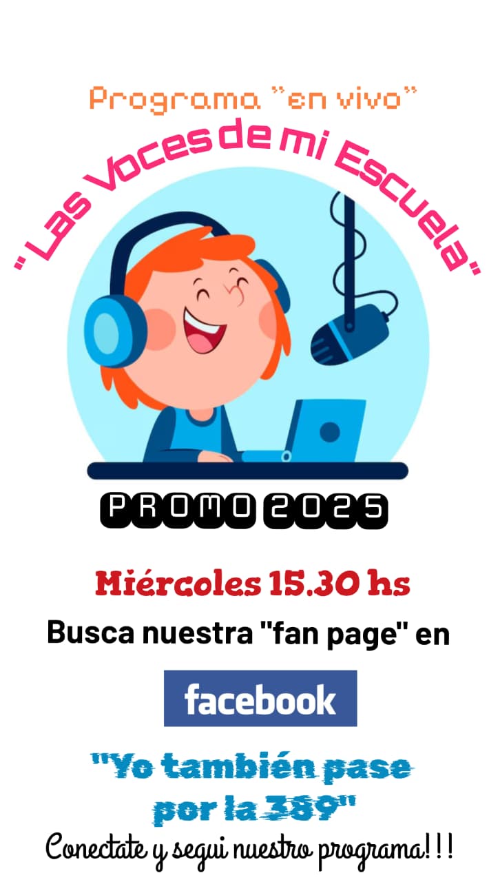 VILLA ÁNGELA: PROYECTO RADIAL DE ALUMNOS DE LA ESCUELA 389 