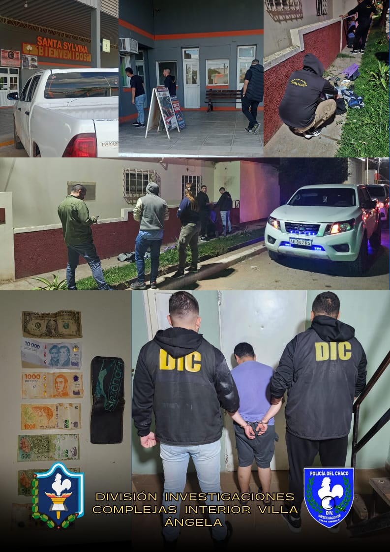 VILLA ÁNGELA: LO DETUVIERON LUEGO DE HABER ROBADO Y ABUSADO SEXUALMENTE DE UNA MUJER