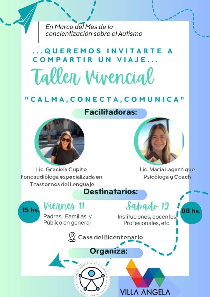 VILLA &Aacute;NGELA PROMUEVE LA INCLUSI&Oacute;N CON UN TALLER GRATUITO SOBRE AUTISMO