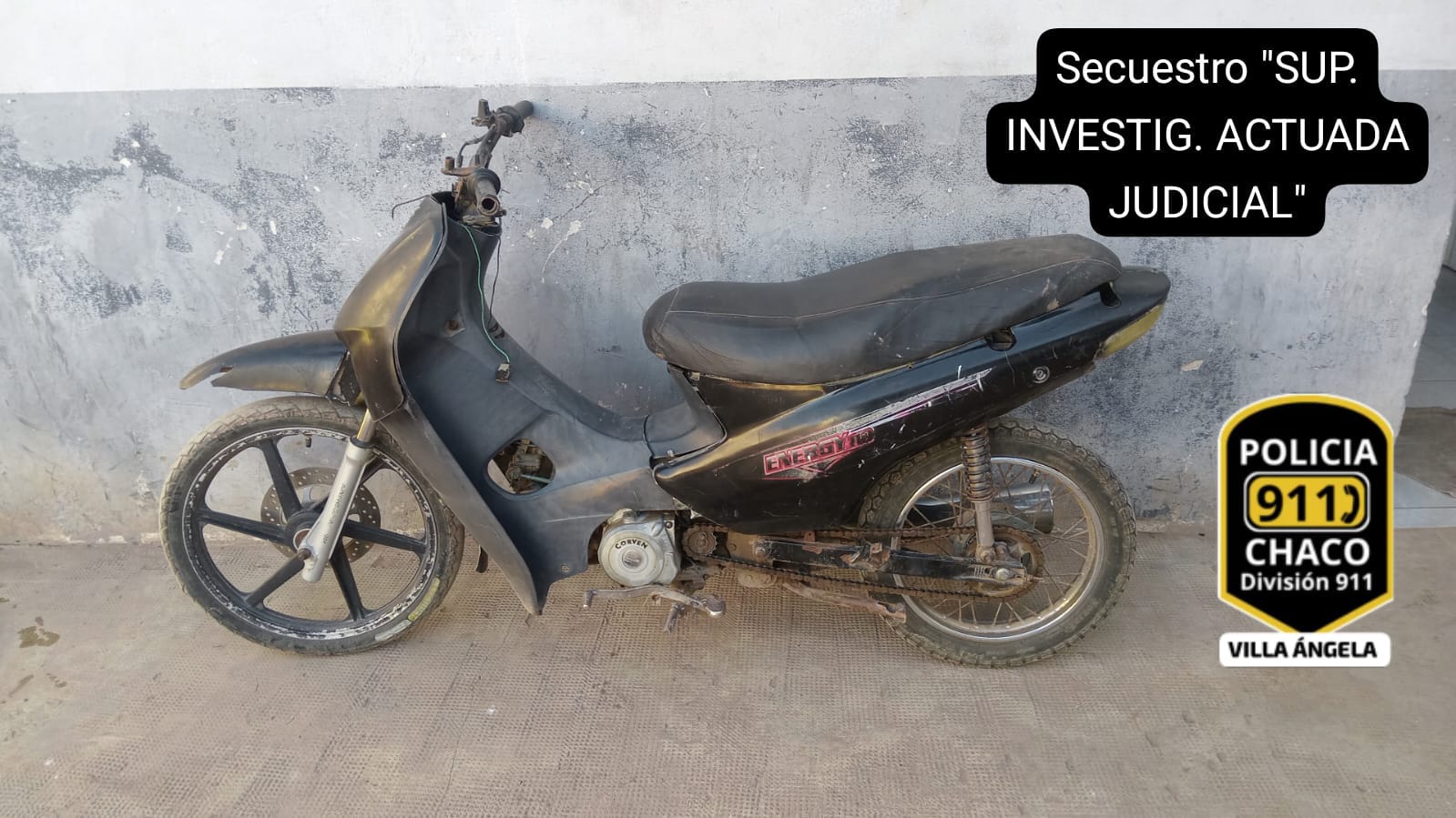 VILLA &Aacute;NGELA: LA POLIC&Iacute;A RECUPER&Oacute; UNA MOTO QUE NO TIENE PEDIDO DE SECUESTRO