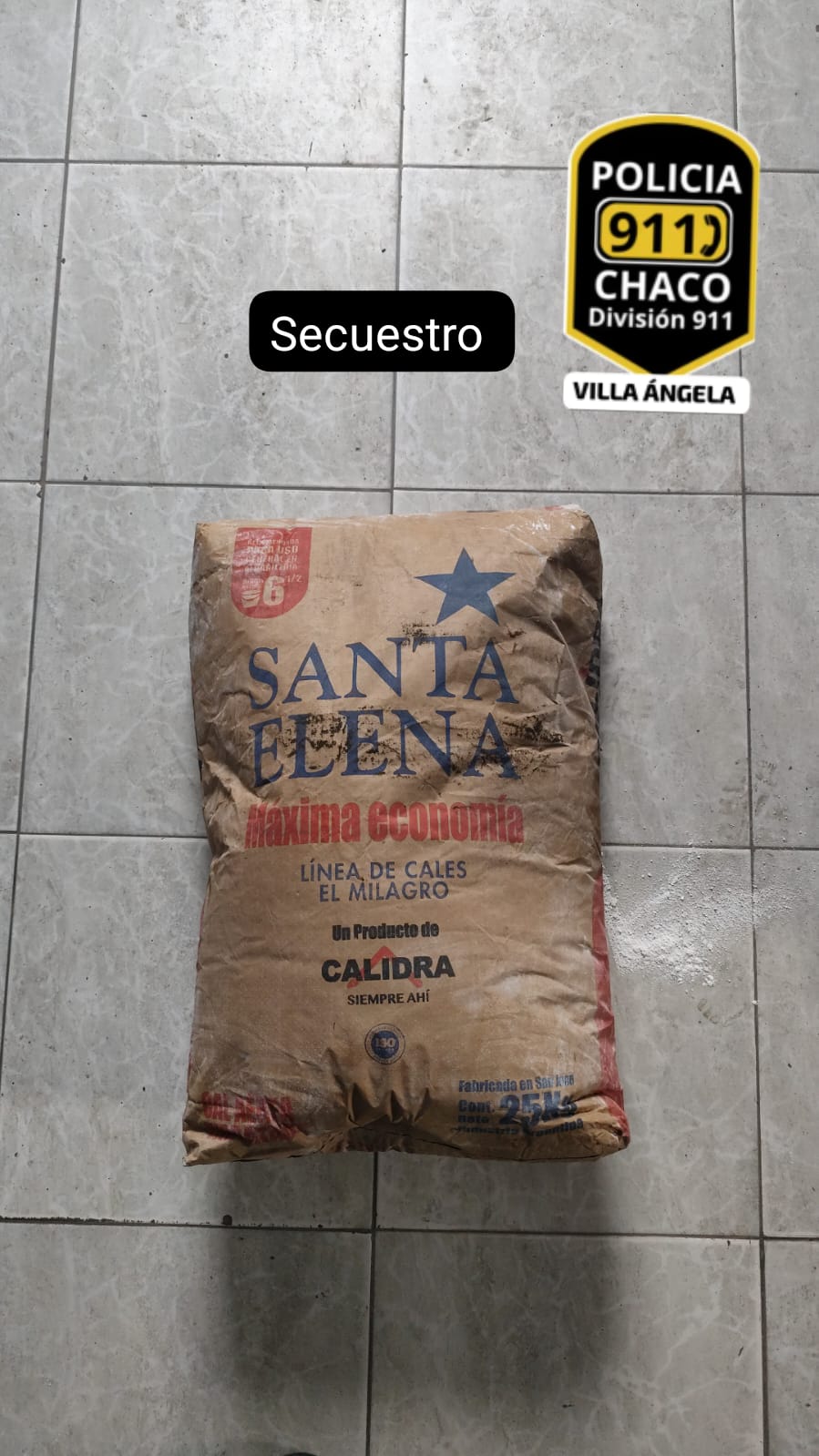 VILLA &Aacute;NGELA: LE ROB&Oacute; UNA BOLSA DE CAL A SU HERMANA Y LO DETUVO LA POLIC&Iacute;A 