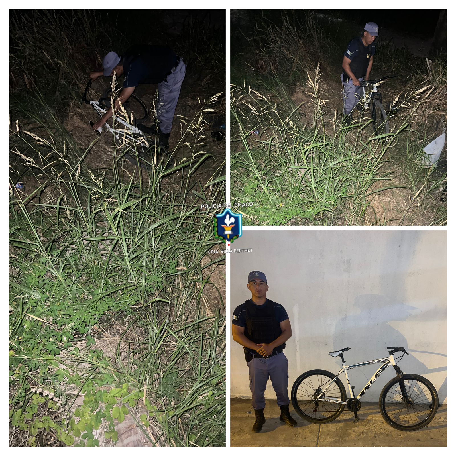 RECUPERAN BICICLETA SUSTRA&Iacute;DA EN VILLA BERTHET