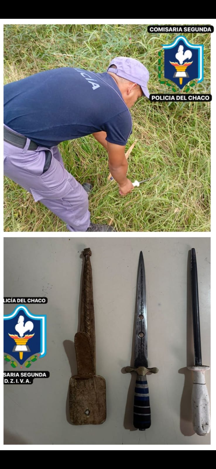 VILLA &Aacute;NGELA: RECUPERAN UN PU&Ntilde;AL ROBADO TRAS RASTRILLAJE POLICIAL