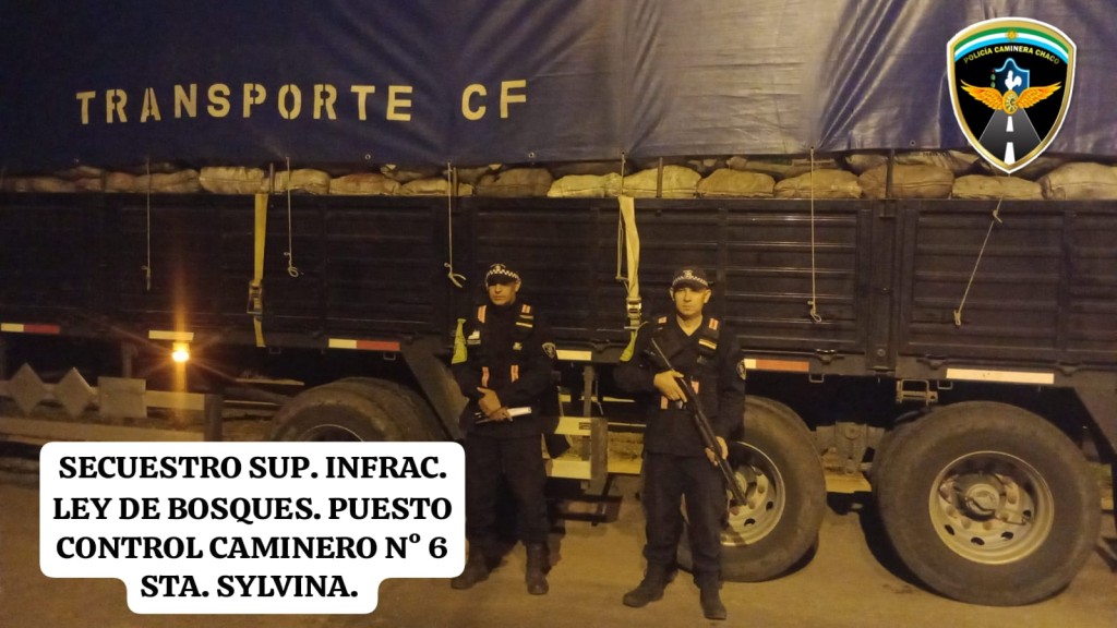 SANTA SYLVINA: SECUESTRAN CAMI&Oacute;N CON TONELADAS DE CARB&Oacute;N