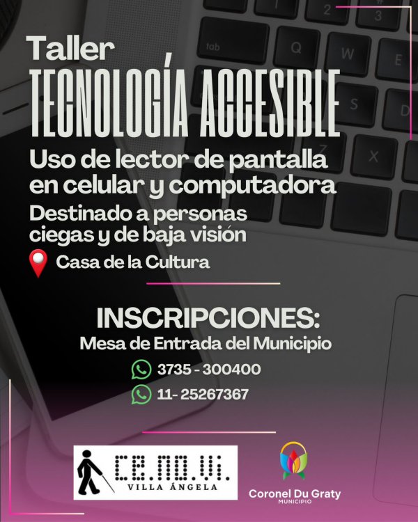 TALLER DE TECNOLOG&Iacute;A ACCESIBLE PARA PERSONAS CON DISCAPACIDAD VISUAL