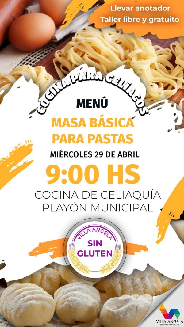 LA MUNICIPALIDAD INVITA AL SEGUNDO TALLER GRATUITO DE COCINA PARA CEL&Iacute;ACOS
