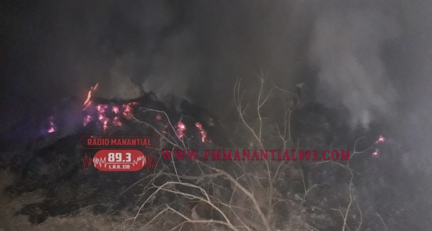 Villa &Aacute;ngela: Un nuevo incendio provocado, el 3&deg; en la jornada de hoy.
