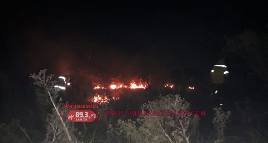 Villa &Aacute;ngela: Otro incendio en ruta N&deg; 95, a causa de la quema de ramas y arbustos de vecinos.