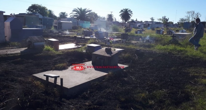 Villa &Aacute;ngela: INCENDIO EN EL CEMENTERIO DE LA CIUDAD