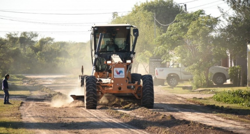 EL MUNICIPIO DE VILLA &Aacute;NGELA REALIZ&Oacute; EL PERFILADO DE CALLES DEL BARRIO SARGENTO CABRAL