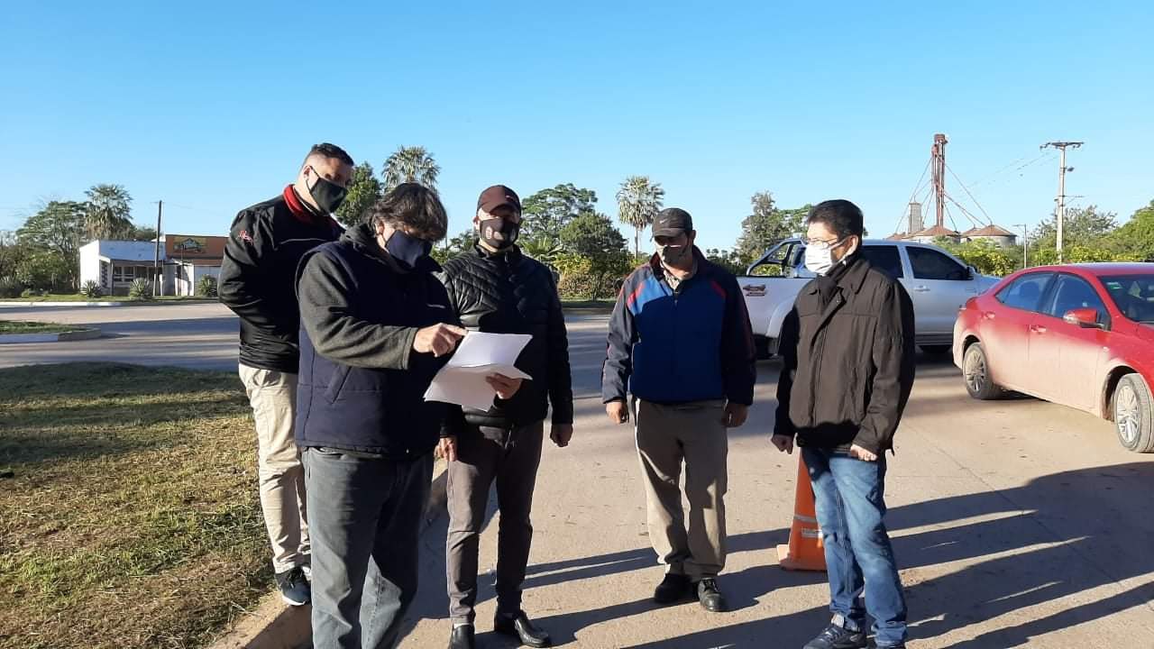 Villa &Aacute;ngela: PAPP SUPERVIS&Oacute; LOS TRABAJOS DEL INICIO DE LA OBRA DE PAVIMENTO EN AV. ALEM
