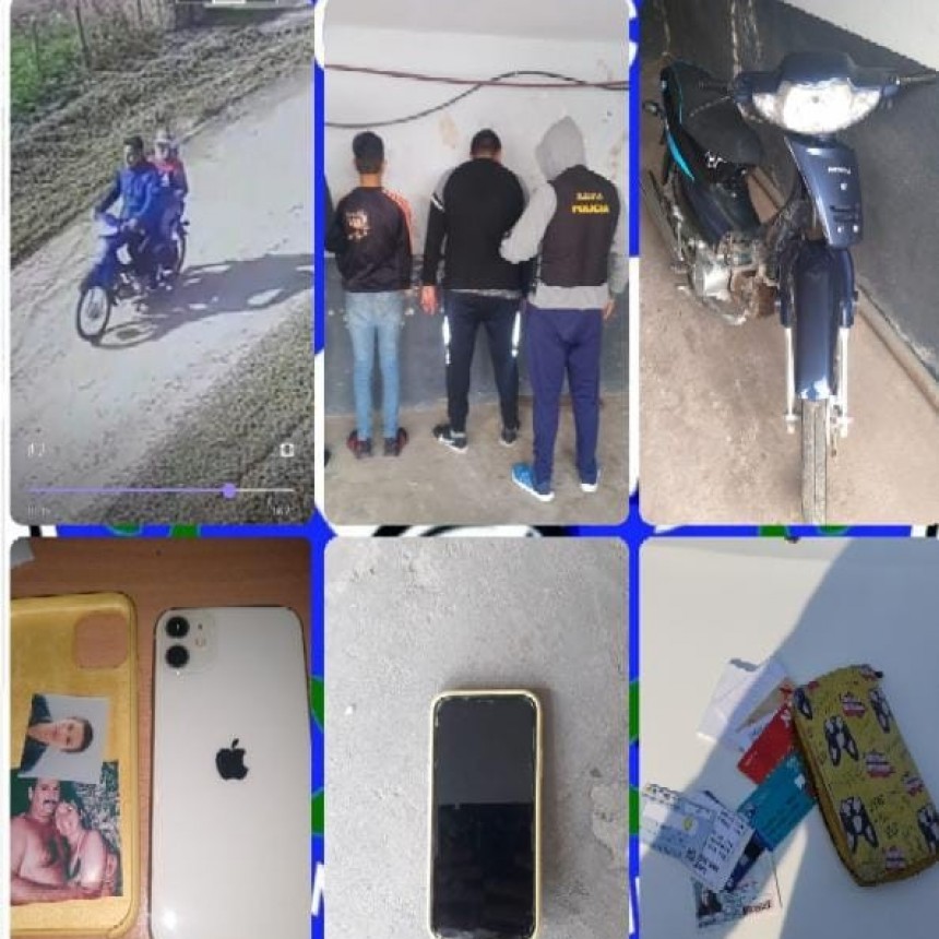 Villa &Aacute;ngela: Delincuentes con frondosos antecedentes Arrebataron  con violencia la Mochila a una Joven en inmediaciones del Complejo Educativo