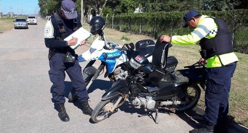 M&Aacute;S DE 800 MOTOCICLETAS EN LO QUE VA DEL 2021: La Polic&iacute;a recuper&oacute; motos con pedido de secuestro por un valor de $15 millones