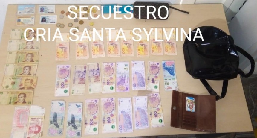 Santa Sylvina: EL PERSONAL POLICIAL LOGRA EL RECUPERO DE DINERO Y DOCUMENTACI&Oacute;N ROBADAS