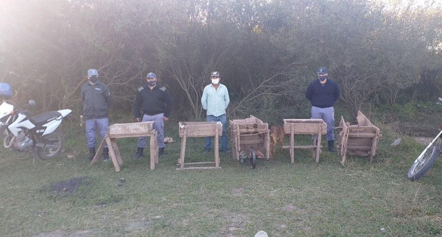 Lote 12, La Tigra: Logran recuperar los elementos sustra&iacute;dos de una Ladriller&iacute;a 
