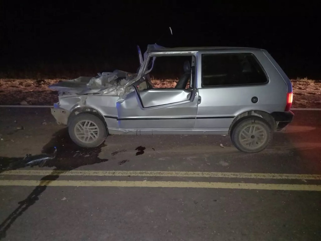 Corzuela: Grave accidente entre un auto y un camión que se fugó