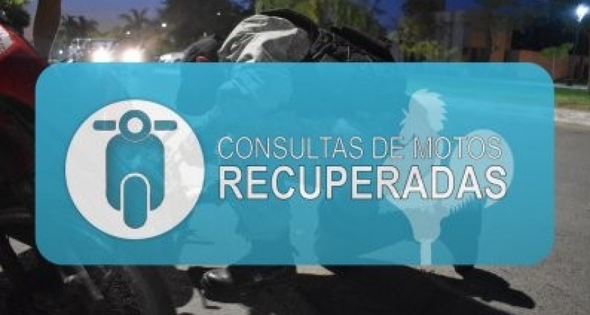 V&Iacute;CTIMAS DE ROBO DE MOTOS PODR&Aacute;N CONSULTAR SI LA POLIC&Iacute;A LA RECUPER&Oacute; DE FORMA ONLINE