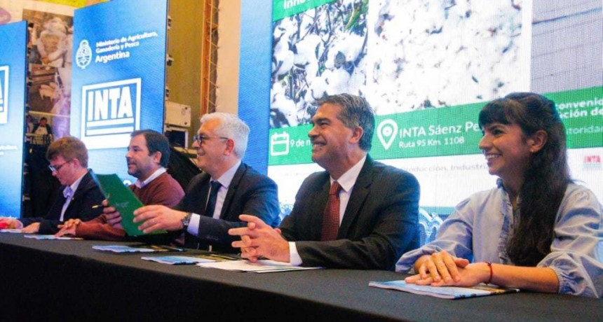 Saenz Pe&ntilde;a: Provincia y Naci&oacute;n rubricaron convenios para el crecimiento tecnol&oacute;gico y el desarrollo productivo del Chaco