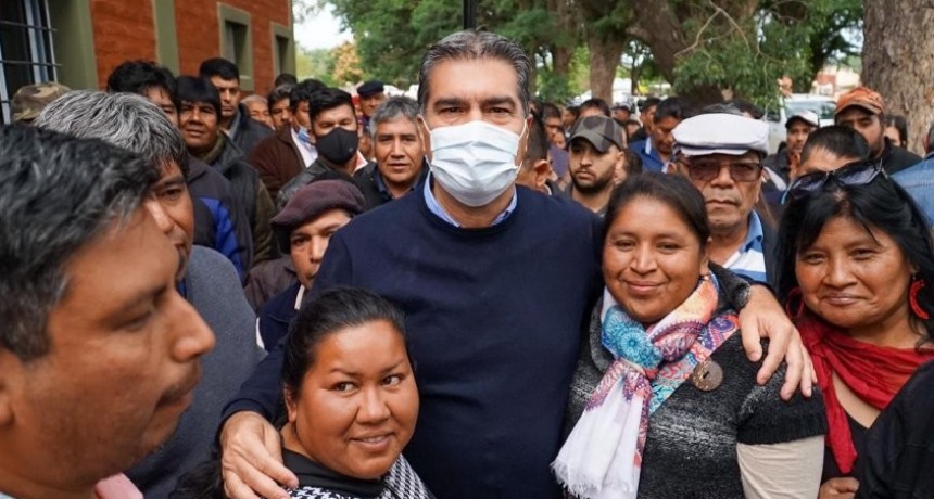 Colonia Aborigen: Capitanich habilit&oacute; sede del IDACH, pavimento y c&aacute;maras de seguridad