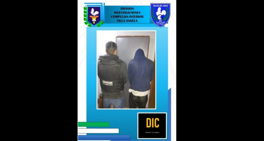 Villa &Aacute;ngela: APREHENDIERON A UN JOVEN POR VARIAS CAUSAS | LA V&Iacute;CTIMA DE UN NUEVO HECHO LO RECONOCI&Oacute; Y AMPLI&Oacute; SU DENUNCIA
