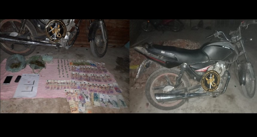 Villa &Aacute;ngela: FUERON A ALLANARLE LA CASA, INTENTO HUIR Y TERMINO DETENIDO: INCAUTARON M&Aacute;S DE 400 GRAMOS DE MARIHUANA