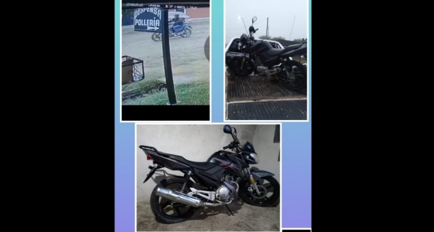 Villa &Aacute;ngela: SE RECUPER&Oacute; UNA MOTO ROBADA QUE FUE ABANDONADA EN ZONA &ldquo;LA VIRUELA&rdquo;