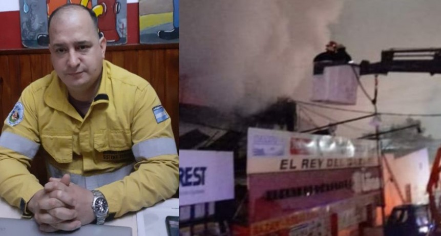 Incendio en un hist&oacute;rico bazar de S&aacute;enz Pe&ntilde;a: aguardan las pericias para determinar c&oacute;mo se inici&oacute; el fuego