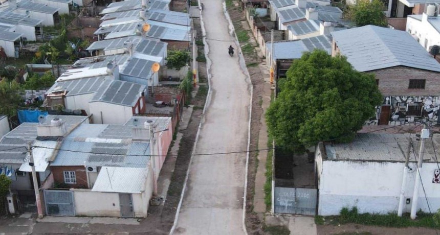 M&aacute;s pavimento urbano para el Barrio Toba: &ldquo;Estamos en la fase final de las metas que nos propusimos&rdquo;