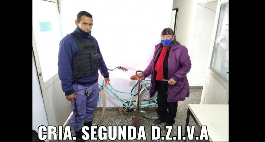 Villa &Aacute;ngela: HURTARON UNA BICICLETA Y UNA PALA A UNA MUJER MAYOR DE EDAD